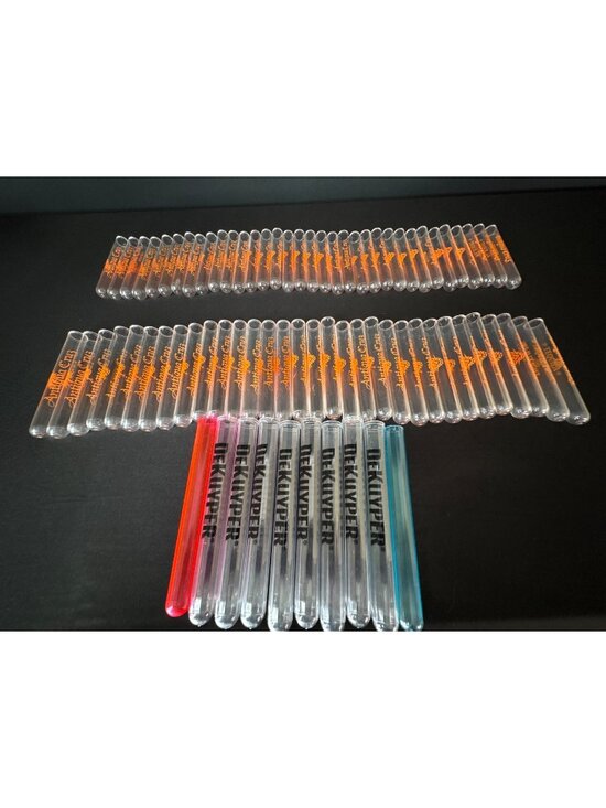 Antigua Cruz Other - Plastic Test Tube Lot of 76 Shooters Tooters Barware Antiqua Cruz Jägermeister